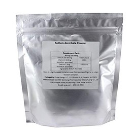Sodium Ascorbate Powder, 8 oz Bag Food Grade FCC USP BIoActive Non-GMO Vitamin C Contains Ascorbic Acid
