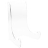 Plymor Clear Acrylic Flat Back Easel with Shallow Support Ledges,