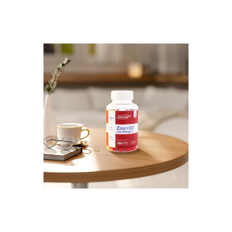 Zinc Naturagel Vitamina Omega Bienestar General Refuerzo Huesos Defensas Naturales