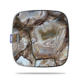 MightySkins Skin for Roku Ultra - Brown Marble | Protective, Durable, and Unique Vinyl Decal wrap Cover | Easy to Apply, Remove, and Change Styles | Made in The USA