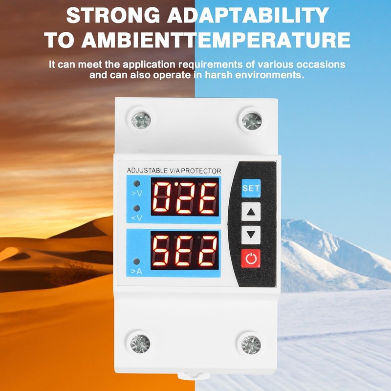 Jadeshay Surge Protection 63A AC400V Adjustable Voltage Protection Surge Protection