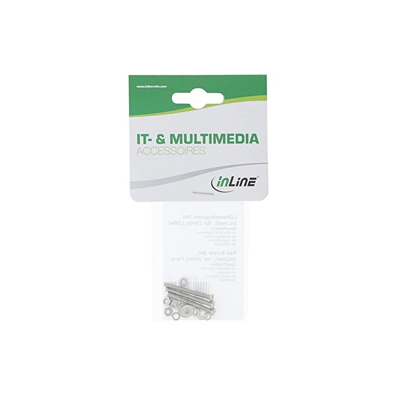 InLine® Fan screws Set, InLine® , for 25mm Fan