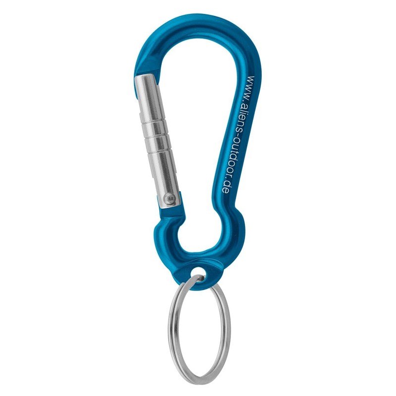 ALIENS Mini ring 6 cm (material carabiner), colour: light blue