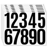 6 Sheets Mailbox Numbers Stickers, 3 inch Self Adhesive Vinyl