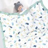 Muslin Baby Blanket, 6-Layer Cuddly Blanket, Cotton, 110 x 110