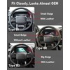 Belinous Leather Steering Wheel Cover, Hand-Stitch on Wrap, Steering Wrap