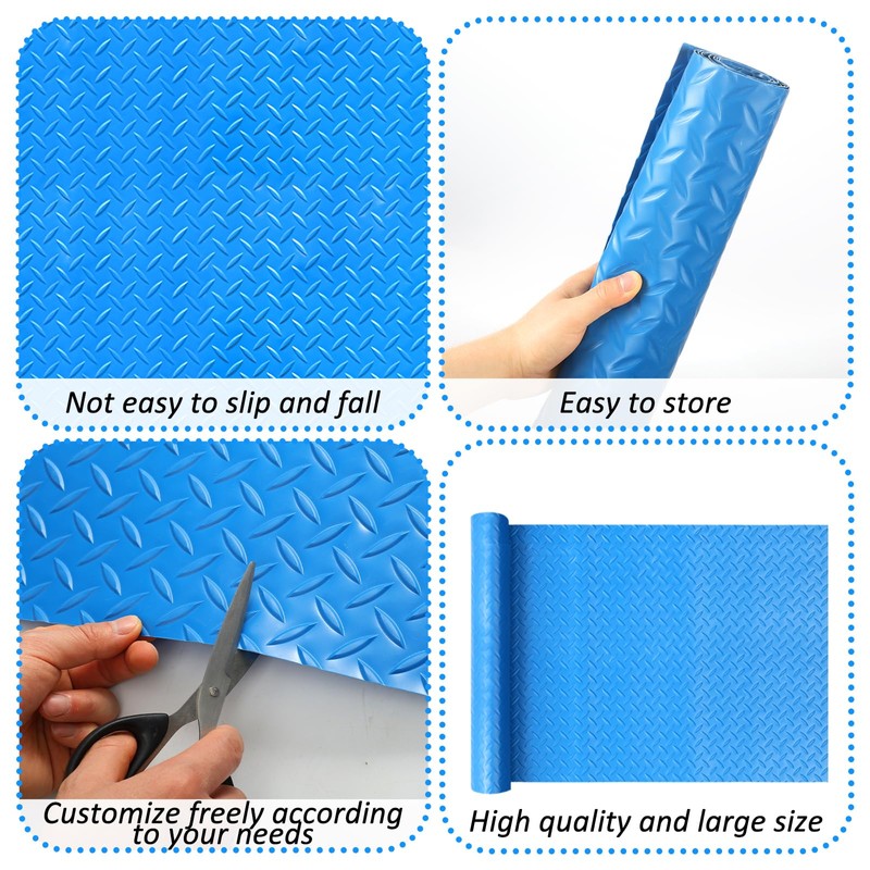 Large Swimming Pool Ladder Mat 17"x38" Protective Ladder Pad Non-Slip