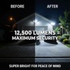 XXBSAZ 100W LED Flood Lights Outdoor, Plug-in & Hardwired Security