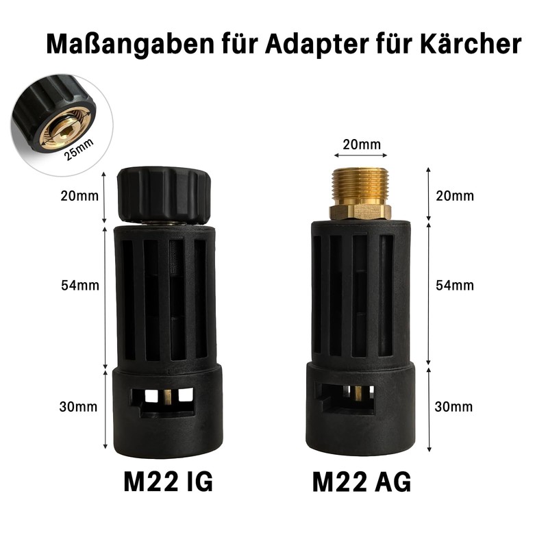 Seailka Adapter B Bayonet for Kärcher Hobby Accessories on Professional