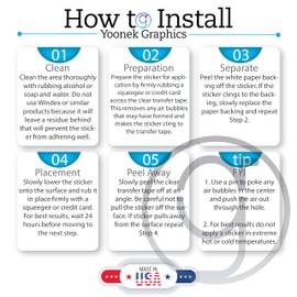 Yoonek Graphics Pinoy Filipino Philippines Flag Decal Sticker for Car Window, Laptop and More. # 1318White4