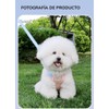 Pechera Arnés para Perros pequeños, Arnés para Perro Ajustable Reflectante