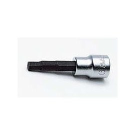 Koken 3/8 (9.5 mm) SQ. Hex Bit Socket, Total Length: 2.4 inches (62 mm), 0.5 inches (12 mm), 3010M.62-12