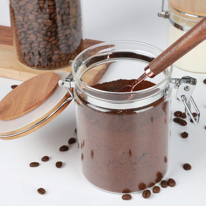 KKC Coffee Beans, Storage Container, Airtight, Coffee Canister, 7.1 oz