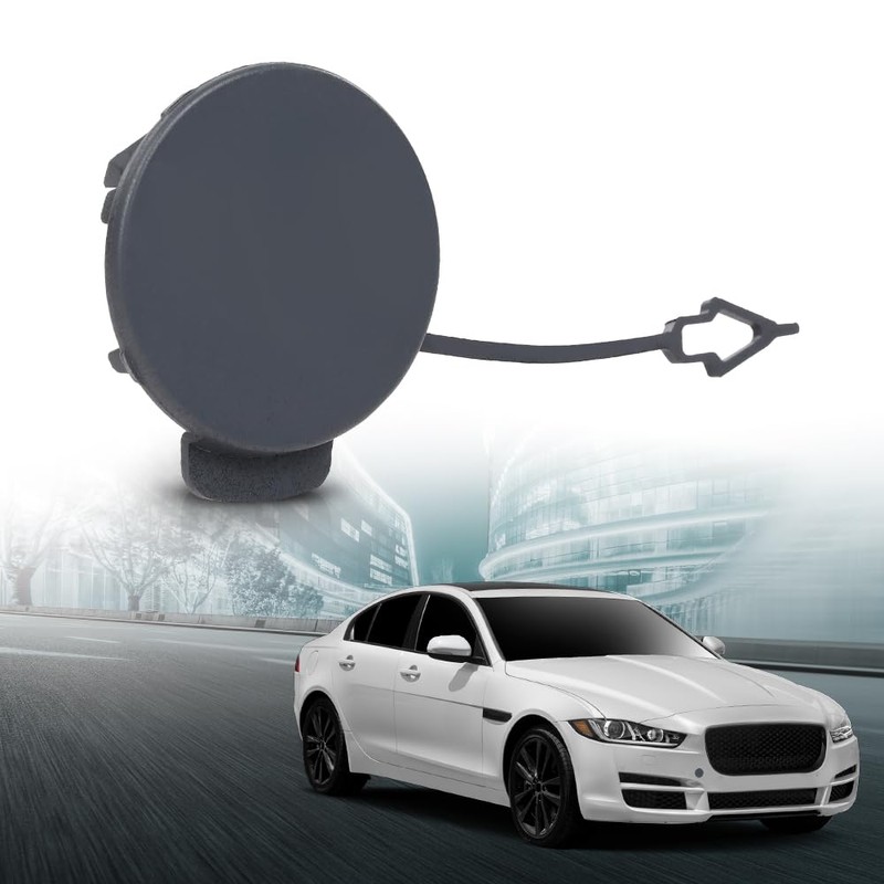 LQI Front Bumper Tow Hook Eye Cover Compatible with Jaguar