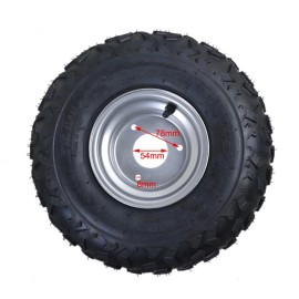 Unbranded 145/70-6 Front Rear Wheel Rim Tubeless Tire 70 90 110cc Taotao Quad ATV Go-Kart