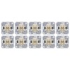 JUNG AS 500 Alpine white set of 10 (changeover switch