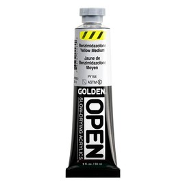 Golden Open Acrylic, 2 Ounce Tube, Benzimidazolone Yellow Medium (7008-2)