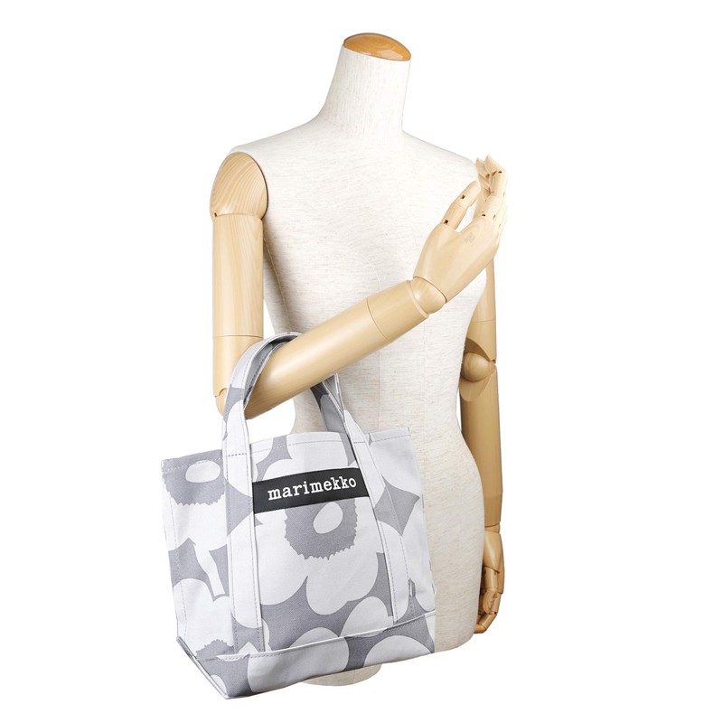 Marimekko 049051 997 Pieni Unico Tote Bag, Gray, Gray /