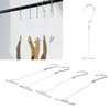 20Pcs Pattern Hooks Hanging Sewing Making Metal Hanger with Rope