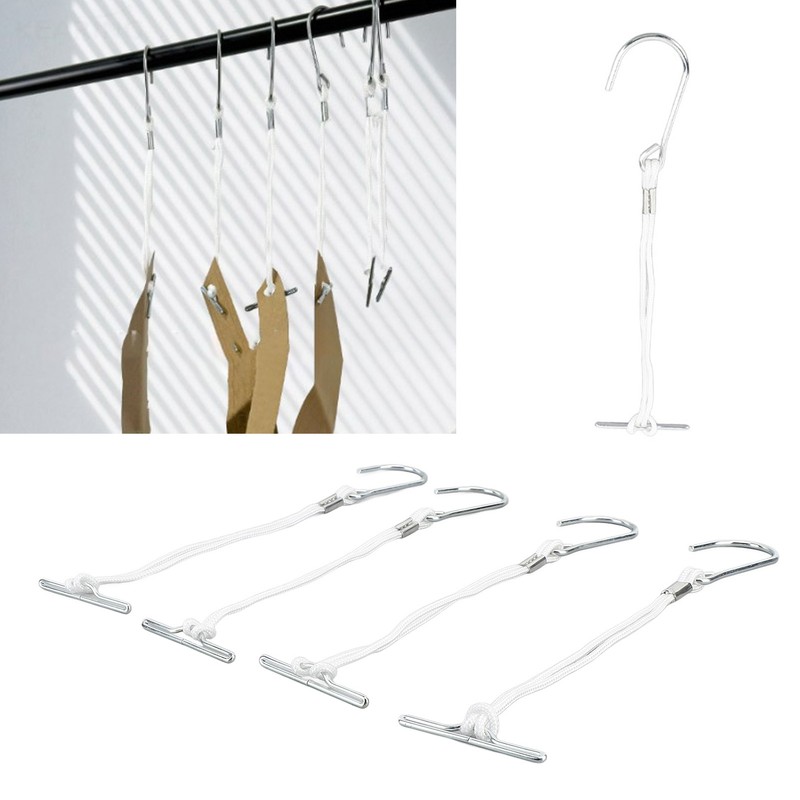 20Pcs Pattern Hooks Hanging Sewing Making Metal Hanger with Rope