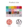 4mm Glass Letter Alphabet Beads Friendship Bracelet Making Kit Gifts