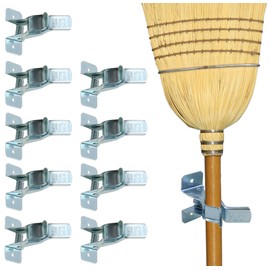 Harrier Hardware 10-Pack Wall-Mount Organizing Spring Clamps for Tools, Rakes and Brooms