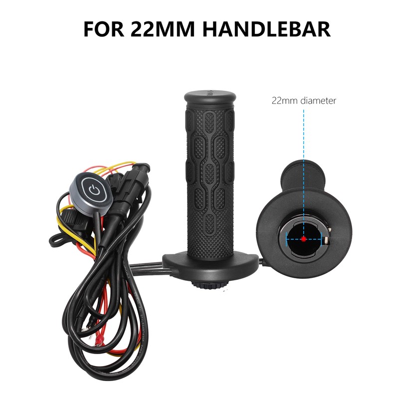 OXWIND Motocross Heated Grips, Heated Grips for Motorcycle Hand Warmer