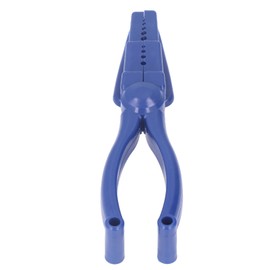 Nail Pliers, Grooved Design, ABS Material, for Fixing & Preventing Accidents, Versatile Holder, Multiple Applications, Portable & Lightweight, Blue