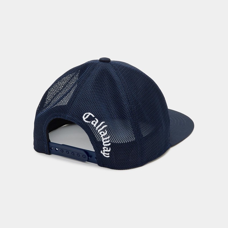 Callaway (キャロウェイ) Men's Flat Mesh Cap (Size Adjustable) / Golf