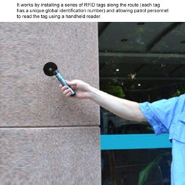 Kafuty 10Pcs RFID Tags 125KHz Patrol Tags For Guard Tour Checkpoint System mit ABS Material.(black)