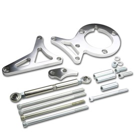 DNA MOTORING Alternator Bracket Power Steering Bracket Compatible with 79-95 Mustang, ABK-RC4306