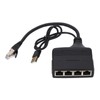 Gigabit Ethernet Splitter 1 in 4 Out 1000Mbps RJ45 Cable