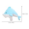 EXCEART Hat, Headwear, Plush Dolphin, Kigurumi, Cosplay, Halloween, Headwear, Cap,