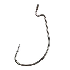 Snblzhef 300pcs Per Set Offset Fishing Hooks, Type 4 High Carbon Steel Soft Worm Fish Hooks