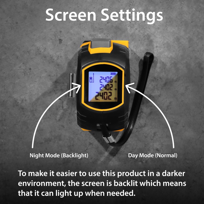 SAFEHITCH - 3 in One Tape Measure - Laser Measure