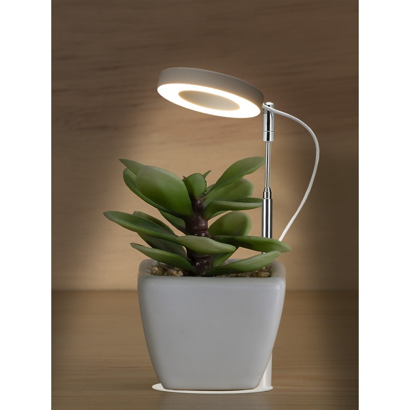 USB Plant Light Angel Ring with Timer Full Spectrum Sunlight