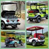 ECOTRIC Golf Cart Universal Rear Hitch with 2" Receiver for