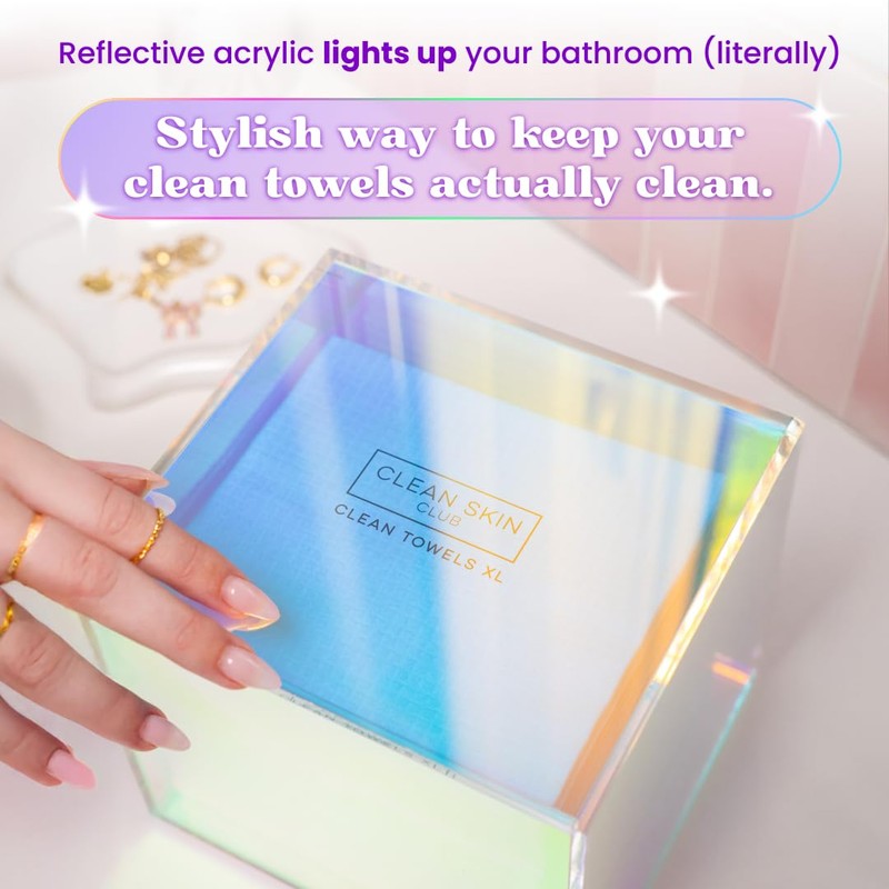 CLEAN SKIN CLUB The Prism Box for Clean Towels XL,