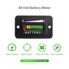 HUSUKU 48V led Battery Indicator 48 Volt Battery Meter led