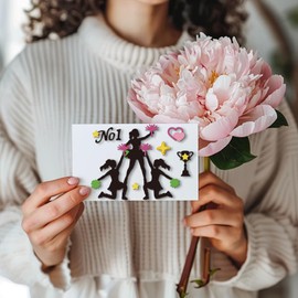 GLOBLELAND Cheerleading Cutting Dies for DIY Scrapbooking Metal Sports Rugby Cut Dies Words Cheers Fighting No1 Die Cuts for Card Making Embossing Photo Album Craft Decor