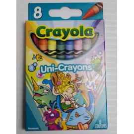 Crayola Uni-Crayons Crayons 8 Count Back to School Supplies Specialty Limited