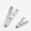 4 Piece Stainless Steel 360 Degree Rotating Concealed Hinges, Door