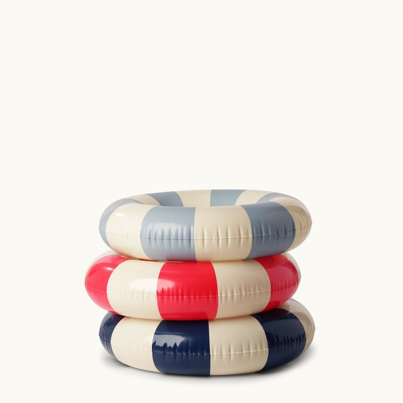 Petites Pommes Classic Striped Swim Ring Pool Float for Children