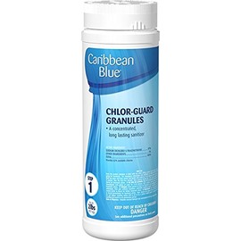 CHLOR-Guard Chlorine GRANULES by Caribbean Blue Pool & Spa Chemicals (2 LB)