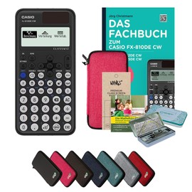 Calcuso Casio FX-810DE CW ClassWiz Pocket Calculator Pink
