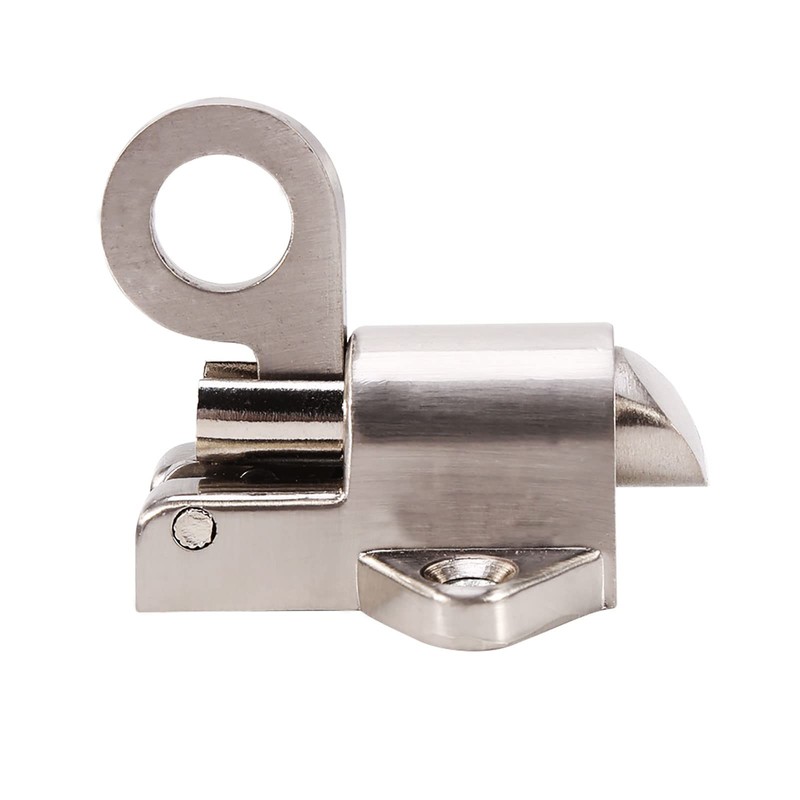 Latch Lock, Zinc Alloy Spring Bounce Lock Security Pull Ring