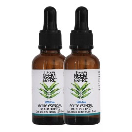 Bienestar Neem Erfre Paq 2 Aceite Esencial De Eucalipto Aromaterapia 60 Ml