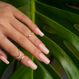 Ashera Nails Ashera Nail Gel-X Natural Capsules Square Medium Box of Tips Bundle | Includes 240 Gel-X Tips | Premium Quality | 10 Sizes 00-09