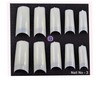 10pcs Coffin shaped Nails with Glue(Nail No:3)