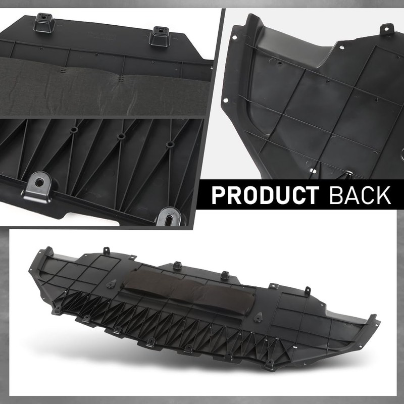 G-PLUS Front Engine Splash Shield Cover Compatible with Ford Mustang